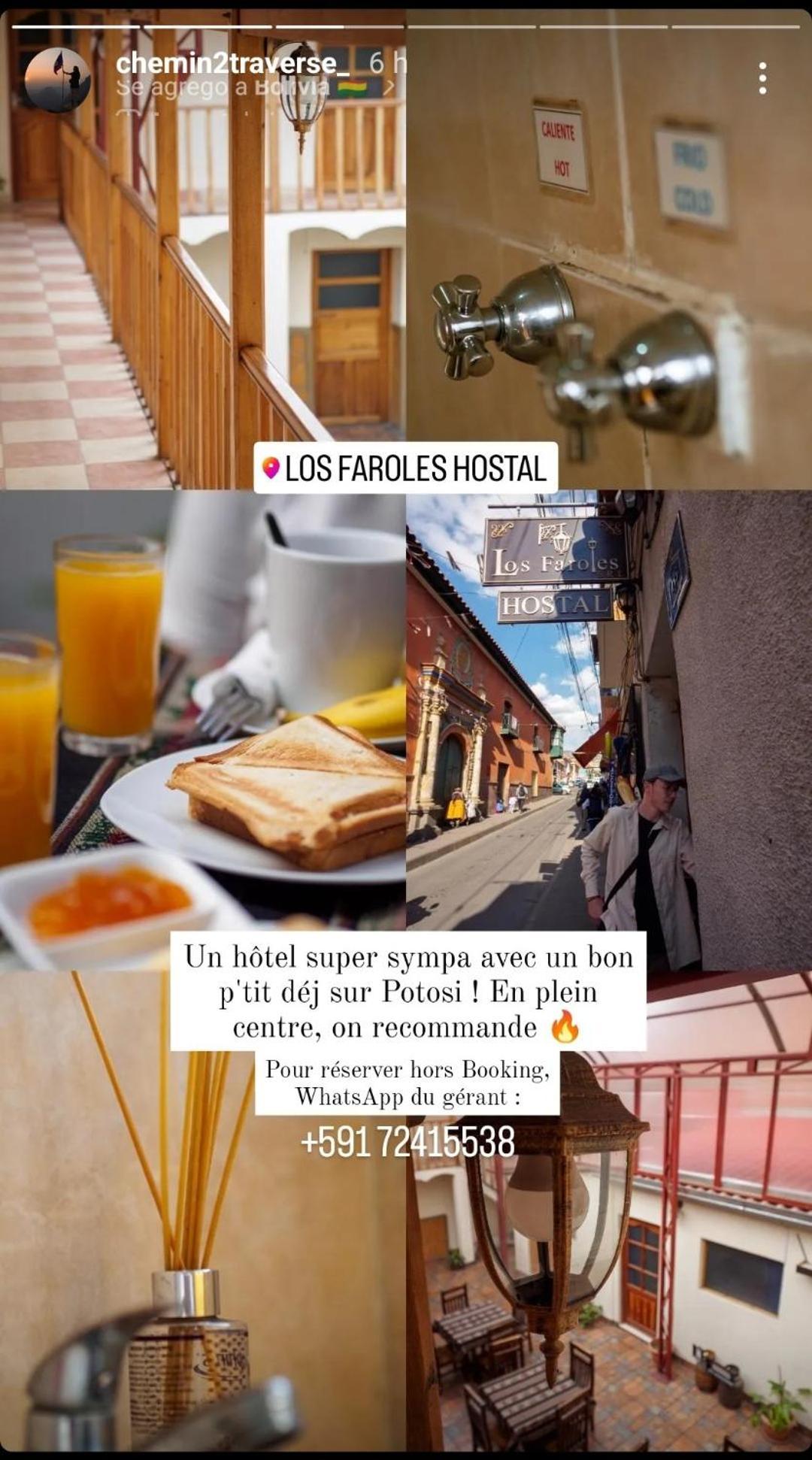 Los Faroles Hostal Potosí Kültér fotó